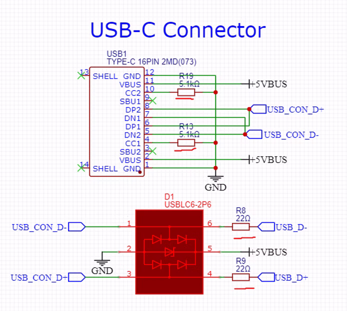 USB-C Schematic