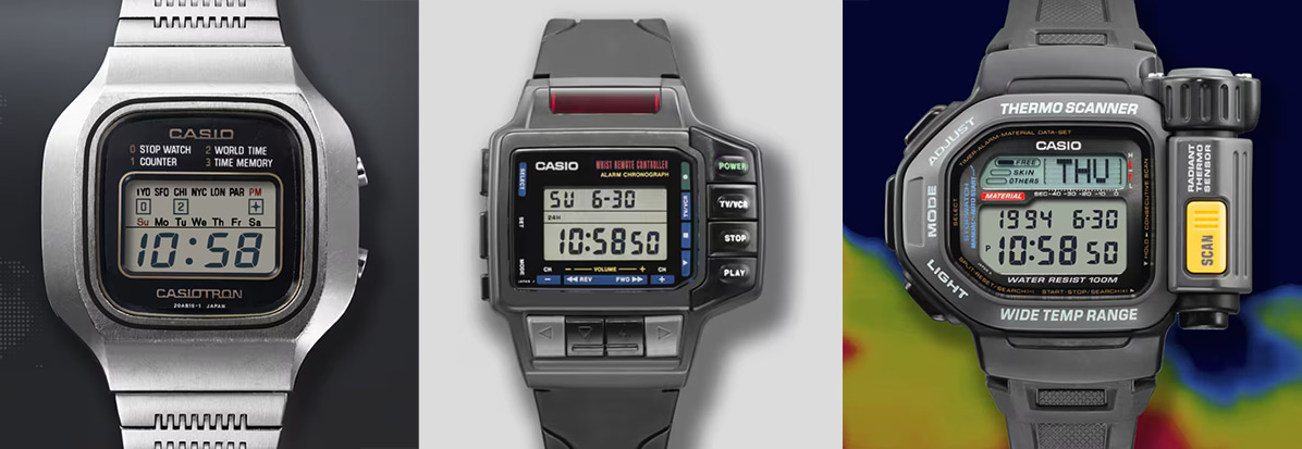 the multiple casio wathces